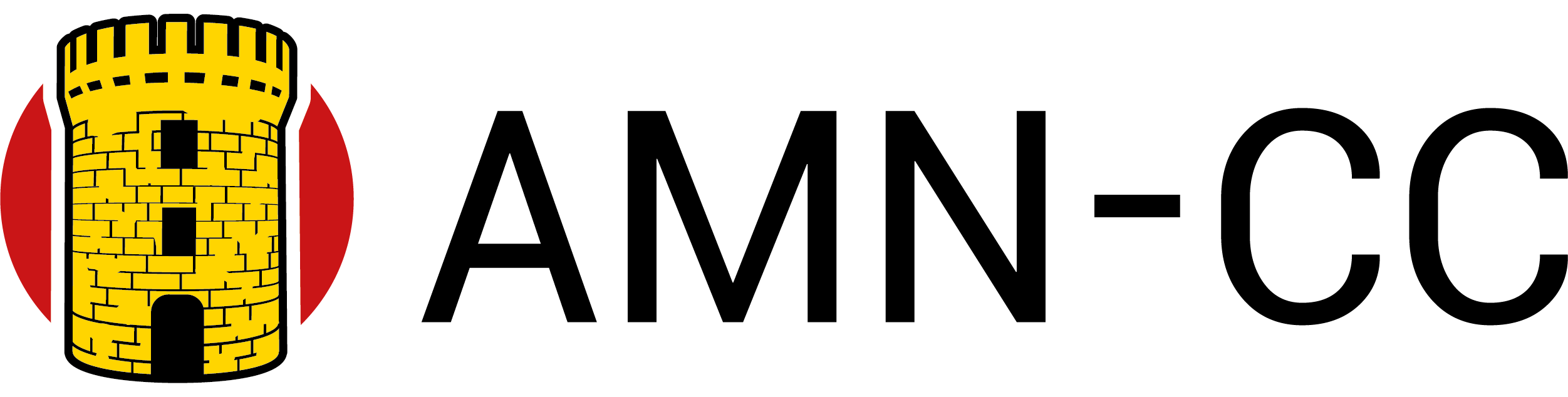 Logo AMN-CC avec topographie noire